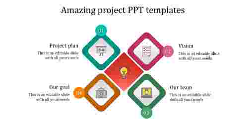 project ppt templates-Amazing project PPT templates-4-multicolor